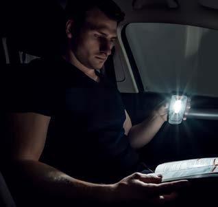 LED. Odolná, výkonná LEDka dodává bílé intenzivní světlo (7 500