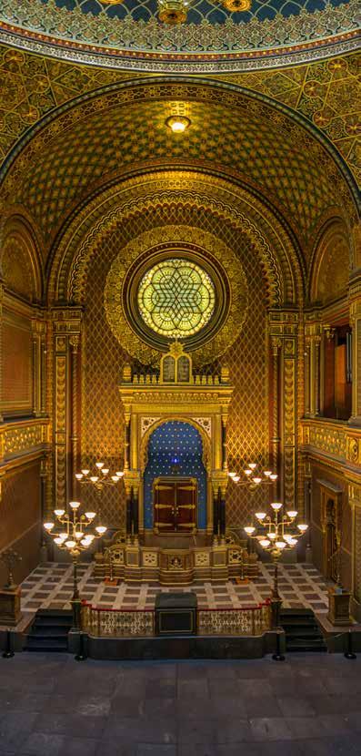 Židovské památky Synagogy Staronová synagoga q Červená ul., Praha 1 Staré Město w www.synagogue.cz s spravuje: Židovská obec v Praze r mimo so a další židovské svátky ne čt 9.00 18.