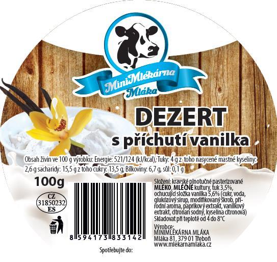 vyjádření se akceptuje i pro přírodní vanilkové aroma) Nové stanovisko MZe/SZPI/SVS/ leden 2017: potraviny s