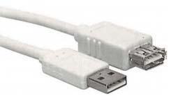 0 A Male - A Female, délka 1.8 m, blister Kabel USB 2.