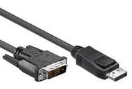 DVI Q7151739 Kabel k LCD a monitoru, DP20 Male - DVI-D (24 + 1), délka 2 m Kabel k LCD a monitoru, DP20 Male - DVI-D (24 + 1), délka 3 m Kabel k LCD