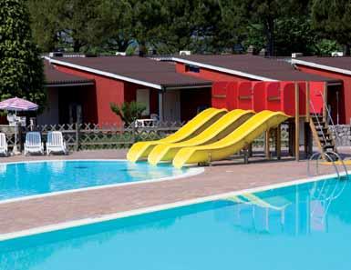 LAGO DI GARDA ALPY A JEZERA 288 500 m AREÁL DEL GARDA VILLAGE & CAMPING poloha: Peschiera del Garda, jezero - 500 m (není přímý vstup z areálu), centrum - 2 km vybavenost a služby: recepce,