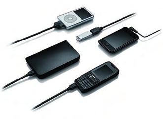 propojovací kabel pro MDI -Mobile Device Interface - rozhraní pro připojení externího audiozařízení - AZO 800 001 - ipod/iphone-mdi - AZO 800 002 - USB-MDI - AZO 800 003 - miniusb-mdi - AZO 800 004 -