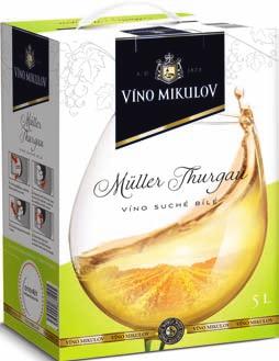 02-ALKO_05-Alkohol 5.2.14 17:44 Stránka 45 Alkoholické nápoje VÍNO MIKULOV - JAKOSTNÍ VÍNA ODRŮDOVÁ Víno Mikulov Veltlínské zelené číslo: 3198 Ryzlink vlašský číslo: 3514 Müller Thurgau číslo: 3300