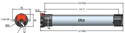 T5 E F 230Vac /50 Hz 50 x,5mm elektronicky 3 min. 2,5m / 4 x 0,75mm 2 - IP 44. a otvory pro 2 5, max 35Nm 3 motory moment (Nm) (ot.