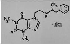 Captagon Dextroamfetamin, Fenethylline hydrochloride Metabolizován na amfetamin a theofylin Patentováno 1962 jako lék na narkolepsii a depresi, od roku 1981 na seznamu zakázaných látek Stimuluje CNS,