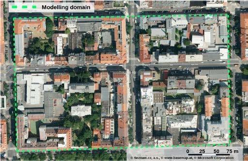 uvažovány jako vodonepropustné a antropogenní teplo je modelováno jenom v povrchové vrstvě. Tato omezení jsou předmětem dalšího vývoje kódu.