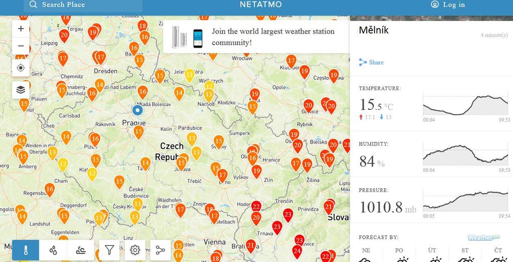 Netatmo Weathermap