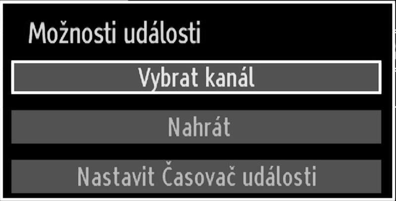 Žluté tlačítko (Předchozí den): Zobrazí programy z předešlého dne. Modré tlačítko (Následující den): Zobrazí programy následujícího dne. Textové tlačítko (Filtr): Zobrazí možnosti fi ltrování.