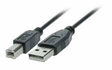 0 kabely - datové kabely s měděným vodičem na připojení USB periferních zařízení - až do 480Mbps USB 2.