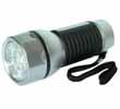 Svítící program/svietiaci program WL11 LED svítilna LED svietidlo EAN 1/24/96 - počet LED diod: 5 - napájení: 2 x AA (LR6) baterie (součástí ) - pogumovaný povrch - barva: černožlutá - počet LED