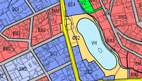 Obrázek 81 Nový územní plán Jablonce nad Nisou Zdroj: Město Jablonec nad Nisou, 2016 Je pozitivní, že územní plán nadále počítá s využitím plochy pro sport a rekreaci a plocha se nepromění např.