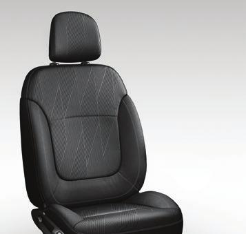 Výbava 2. 3. 1. 2. 1. Mobilní kancelář. Dvoumístná lavice má dělené opěradlo.