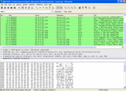 Wireshark, aneb jak odposlouchávat síť - 1.