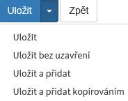 položky na záložkách Identifikační údaje a Účastník. Poté se formulář uloží a otevře se agenda MOJE PROJEKTY, kde má uživatel seznam všech svých projektů.