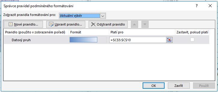 Na kartě Vložení zvolte v sekci Styly Podmíněné formátování a zde si vyberte Datové pruhy (ve starších verzích Excel pod