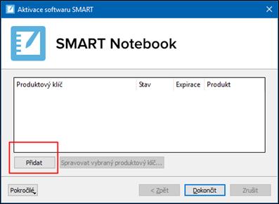 3. Spusťte program SMART Product Update (ve Windows 7 vyhledejte jeho název ve vyhledávacím řádku v menu Start; ve Windows 8/8.