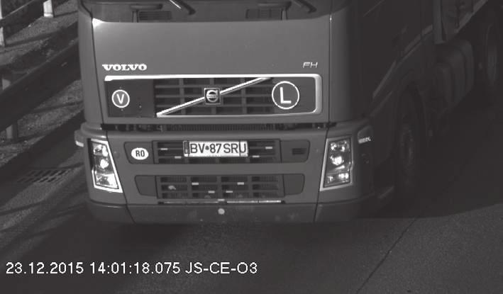 vozidlech apod. Software pro čtení ADR (Accord Dangereux Routier) tabulek také zpracovává snímky z ANPR/ADR kamer a automaticky čte varovné tabulky na vozidlech přepravujících nebezpečný náklad.