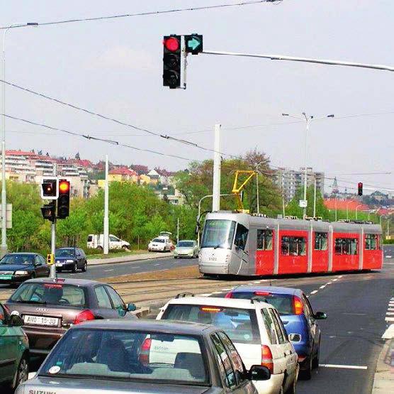 bezpečnější a rychlejší průjezd přes SSZ ve městě Snížení spotřeby