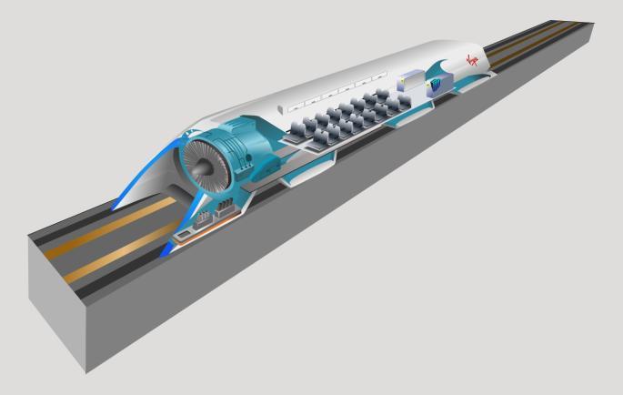 Návrh konceptu systému předložil v roce 2012 americký podnikatel Elon Musk, v roce 2016 byly provedeny první dílčí zkušební testy. Žádná dráha Hyperloop však dosud nebyla vybudována.