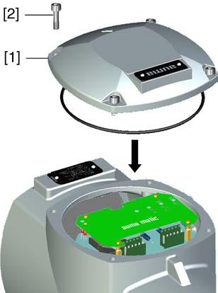 Uvedení do provozu nastavení ovládací jednotky AMExC 01.1 4. O-kroužek lehce potřete tukem neobsahujícím kyseliny (např. vazelína) a správně vložte. Pevný uzávěr, nebezpečí výbuchu!