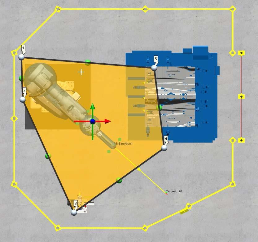 Vizuální SafeMove Krok 3: Automatické omezení