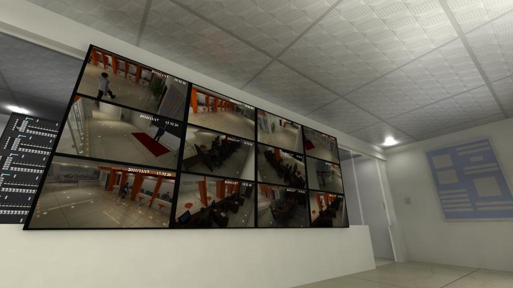 Dohledové centrum VMS7016 Video řídící