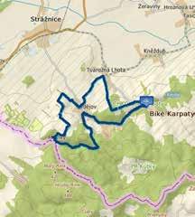 VOJŠICKÝ MTB OKRUH modrý okruh Délka okruhu: 16 km, nastoupané metry: 445 m Start / Cíl: RO Lučina Popis: Trasa, která vás provede typickou bělokarpatskou krajinou po zpevněných lesních a lučních
