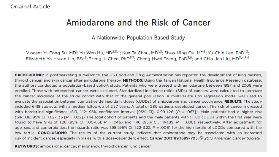 Amiodarone a