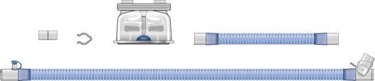 JISTOTA Dýchací okruh s komorou PLUS (AirSpiral) Dýchací okruh speciálně navržený pro NHF systém AIRVO2 a nosní kanyly Optiflow+ s výhřevným vláknem.