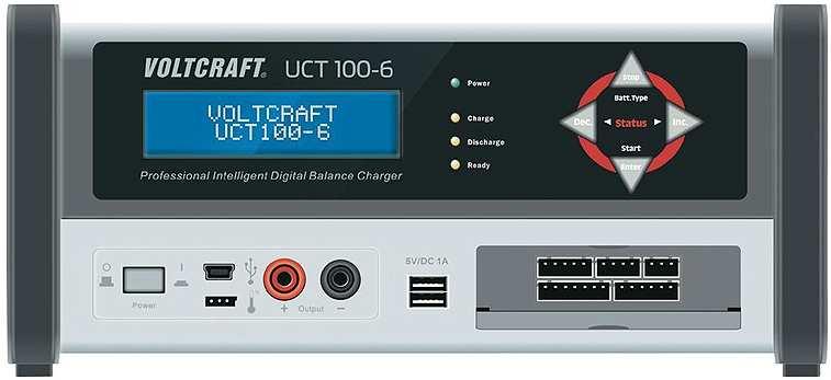 Profesionální inteligentní multifunkční nabíječka UCT 100-6 Obj. č.: 20 01 06 1. Úvod Vážení zákazníci, děkujeme Vám za Vaši důvěru a za nákup profesionální nabíječky UCT 100-6.