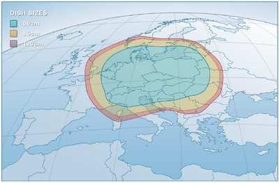 Eutelsat pokrývá signálem takřka dvě třetiny světa.