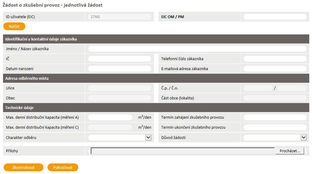 Pokud návazná žádost o rezervaci distribuční kapacitu nebude podána, PDS rezervuje kapacitu dle PTP.