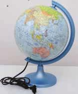 Glóbus geograficko - politický Glóbus zobrazuje barevně odlíšené země  Má elektrické