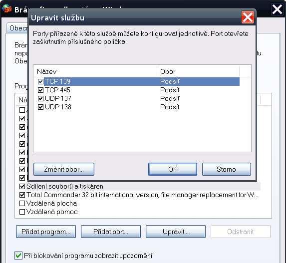 B.6 FIREWALL VE WINDOWS 244 (WMI je totiž postaveno na COM objektech).