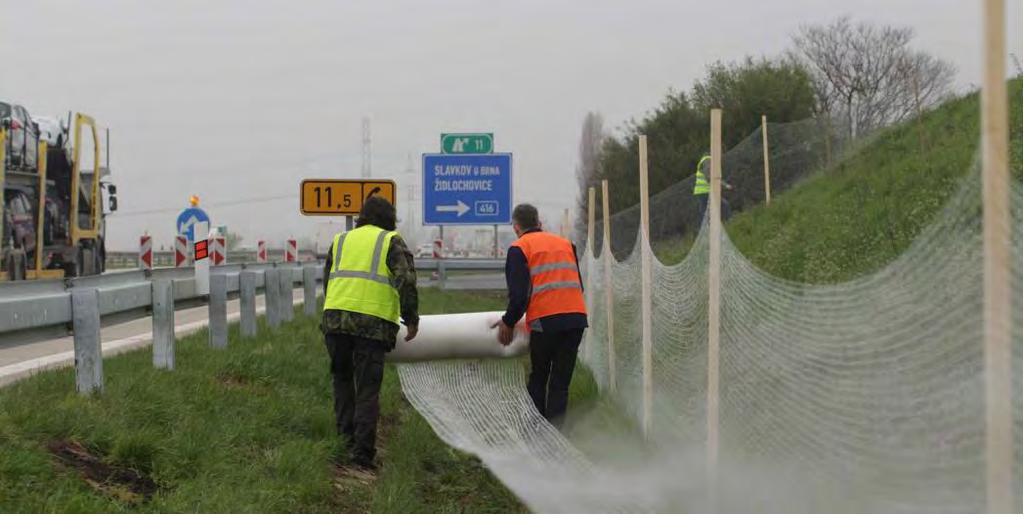 lokalit podél dálnic a silnic - podzimní