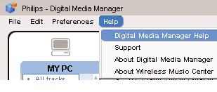 Vlastní/DMM instalace Slovník Digital Media Manager (DMM) Digital Media Manager (DMM) obsahuje nezbytné softwarové součástky, aby vaše PC mohlo pracovat s centrem WAC700.