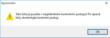 Je zde třeba definovat všechny požadavky na jakost, které mají vztah k danému dílu a mají být v rámci Palstat CAQ vyhodnocovány. (Např. i Atest pro přejímku vstupního materiálu.