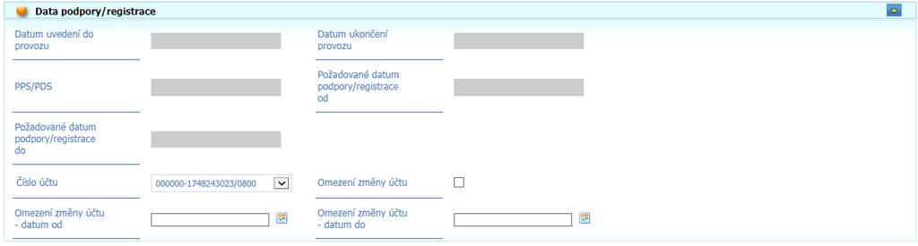 Ověřeno status, při kterém je žádost již ověřena a schválená distributorem Schváleno status, při kterém je žádost schválena a připravena pro zadávání měsíčních výkazů a zasílání podpory.