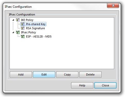 ... Obrázek 17: NCP Secure Entry Client IPsec General Settings V novém okně v