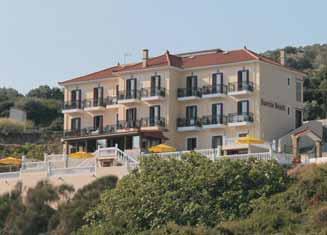 Samos - Kokkari Sunrise hotel 2-3 lůžka se snídaní U malé pláže chráněné od větru