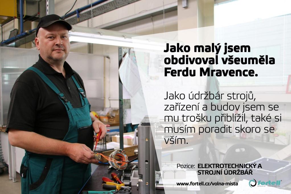 Elektrotechnický a strojní údržbář vyučen v technickém oboru 3 roky v oboru manuální zručnost, pečlivost a spolehlivost opravy a údržba strojů a zařízení odstraňování výpadků elektřiny, vody, plynu,