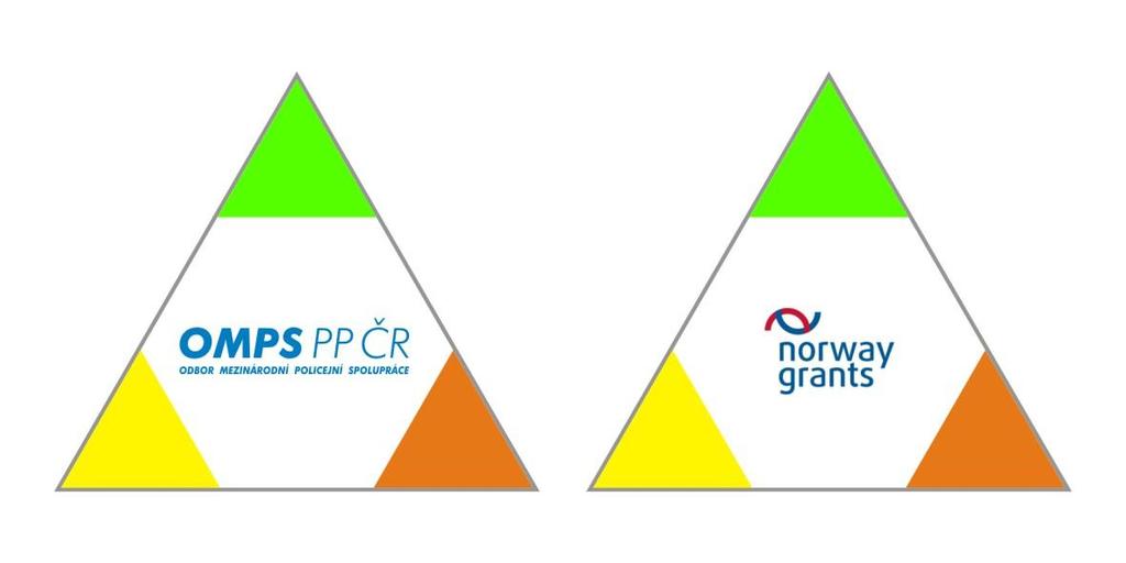 12. Troj či více úhelníkový zvýrazňovač s logem NFM a realizátora projektu (na jednu stranu logo NFM na druhou strnu logo OMPS)