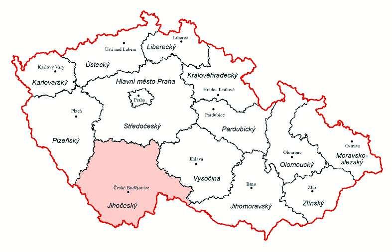 * Český Krumlov 11.1.2 ČESKÉ BUDĚJOVICE jsou s 95 tisíci obyvateli největším městem Jihočeského kraje a jeho hospodářským, správním a kulturním centrem.