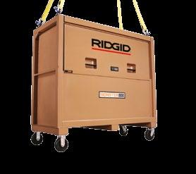 Kromě toho, že každý kontejner, box a kabinet přinutí zloděje nástrojů si rozmyslet co dělá, řešení ukládání nástrojů RIDGID poskytují také snadnější přístup, lepší uspořádání, snadnou mobilitu a