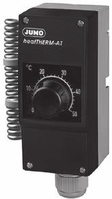 Varianty termostatů: Regulátor teploty (TR) Teplotní hlídač (TW) Bezpečnostní teplotní hlídač (STW) Bezpečnostní teplotní omezovač (STB) KONSTRUKCE: 1 Svorková skříň z GRP se svorkami na DIN liště 2