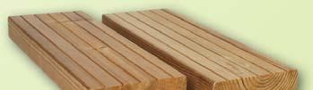 použití nerezových vrutů, které nezpůsobí znečištění materiálu ThermoWood