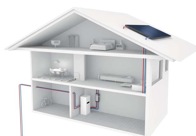 3 Roční pracovní číslo udává poměr mezi odevzdaným množstvím tepla (výhřevné teplo) a přivedenou energií (hnací energie) po dobu jednoho roku.