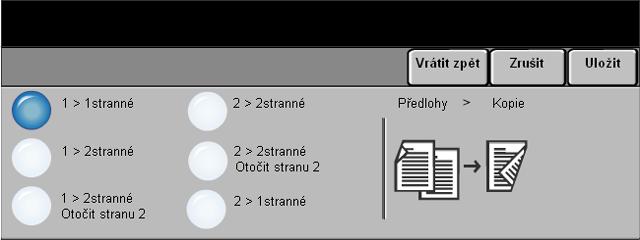 2stranné Kopírování Až 50 oboustranných kopií v rozsahu od A5 do A3 lze provést automaticky z jednostranných nebo oboustranných předloh.