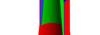 vlnovce absolutní drsnost povrchu = 3,2 µm (Ra 1,6) stěny tělesa ventilu absolutní drsnost povrchu = 50 µm (Ra 25) symetrie geometrie a proudění